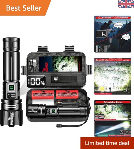 Rechargeable led torch 500000 - torch,