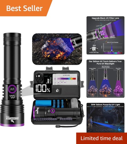 Rechargeable 365nm torch - 365nm, uv