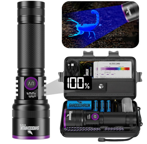 Shadowhawk 365nm torch with - 365nm, uv